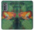 S1157 レッドアロワナ Red Arowana Fish Motorola Edge (2022) バックケース、フリップケース・カバー