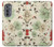 S2179 ヴィンテージ花のパターン Flower Floral Vintage Art Pattern Motorola Edge (2022) バックケース、フリップケース・カバー