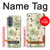 S2179 ヴィンテージ花のパターン Flower Floral Vintage Art Pattern Motorola Edge (2022) バックケース、フリップケース・カバー