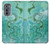 S2653 ドラゴングリーンターコイズストーングラフィックプリント Chinese Dragon Green Turquoise Stone Graphic Printed Motorola Edge (2022) バックケース、フリップケース・カバー