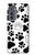 S2904 犬ポウ Dog Paw Prints Motorola Edge (2022) バックケース、フリップケース・カバー
