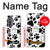 S2904 犬ポウ Dog Paw Prints Motorola Edge (2022) バックケース、フリップケース・カバー