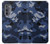 S2959 海軍迷彩 Navy Blue Camo Camouflage Motorola Edge (2022) バックケース、フリップケース・カバー