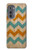 S3033 ヴィヴィッドシェブロングラフィック Vintage Wood Chevron Graphic Printed Motorola Edge (2022) バックケース、フリップケース・カバー