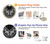 S3363 黒バンダナ Bandana Black Pattern Motorola Edge (2022) バックケース、フリップケース・カバー
