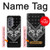 S3363 黒バンダナ Bandana Black Pattern Motorola Edge (2022) バックケース、フリップケース・カバー