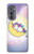 S3485 かわいい眠りユニコーン Cute Unicorn Sleep Motorola Edge (2022) バックケース、フリップケース・カバー