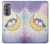 S3485 かわいい眠りユニコーン Cute Unicorn Sleep Motorola Edge (2022) バックケース、フリップケース・カバー