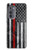 S3687 消防士細い赤い線アメリカの国旗 Firefighter Thin Red Line American Flag Motorola Edge (2022) バックケース、フリップケース・カバー