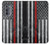 S3687 消防士細い赤い線アメリカの国旗 Firefighter Thin Red Line American Flag Motorola Edge (2022) バックケース、フリップケース・カバー