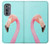 S3708 ピンクのフラミンゴ Pink Flamingo Motorola Edge (2022) バックケース、フリップケース・カバー