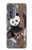 S3793 かわいい赤ちゃん雪パンダのペイント Cute Baby Panda Snow Painting Motorola Edge (2022) バックケース、フリップケース・カバー