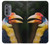 S3876 カラフルなサイチョウ Colorful Hornbill Motorola Edge (2022) バックケース、フリップケース・カバー