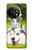 S3795 不機嫌子猫遊び心シベリアンハスキー犬ペイント Kitten Cat Playful Siberian Husky Dog Paint OnePlus 11 バックケース、フリップケース・カバー