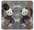 S3793 かわいい赤ちゃん雪パンダのペイント Cute Baby Panda Snow Painting OnePlus 11R バックケース、フリップケース・カバー