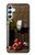 S1316 ブドウのボトルと赤ワインのグラス Grapes Bottle and Glass of Red Wine Samsung Galaxy A34 5G バックケース、フリップケース・カバー