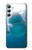 S1801 ベルーガ スマイルクジラ Beluga Whale Smile Whale Samsung Galaxy A34 5G バックケース、フリップケース・カバー
