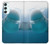 S1801 ベルーガ スマイルクジラ Beluga Whale Smile Whale Samsung Galaxy A34 5G バックケース、フリップケース・カバー