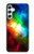 S2312 カラフル 虹 宇宙 銀河 Colorful Rainbow Space Galaxy Samsung Galaxy A34 5G バックケース、フリップケース・カバー