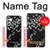 S2544 黒花柄の着物 Japanese Kimono Style Black Flower Pattern Samsung Galaxy A34 5G バックケース、フリップケース・カバー