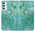 S2653 ドラゴングリーンターコイズストーングラフィックプリント Chinese Dragon Green Turquoise Stone Graphic Printed Samsung Galaxy A34 5G バックケース、フリップケース・カバー