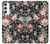 S2727 ヴィンテージローズ柄 Vintage Rose Pattern Samsung Galaxy A34 5G バックケース、フリップケース・カバー