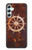 S2766 船 ホイール 錆 Ship Wheel Rusty Texture Samsung Galaxy A34 5G バックケース、フリップケース・カバー