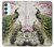 S2773 ピーコック中国の絵画 Peacock Chinese Brush Painting Samsung Galaxy A34 5G バックケース、フリップケース・カバー