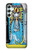 S2837 タロットカード 女教皇 The High Priestess Vintage Tarot Card Samsung Galaxy A34 5G バックケース、フリップケース・カバー