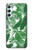 S3457 ペーパーパームモンステラ Paper Palm Monstera Samsung Galaxy A34 5G バックケース、フリップケース・カバー
