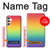 S3698 LGBTグラデーションプライドフラグ LGBT Gradient Pride Flag Samsung Galaxy A34 5G バックケース、フリップケース・カバー