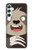 S3855 ナマケモノの顔の漫画 Sloth Face Cartoon Samsung Galaxy A34 5G バックケース、フリップケース・カバー
