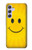 S1146 スマイル黄色の日 Yellow Sun Smile Samsung Galaxy A54 5G バックケース、フリップケース・カバー