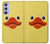 S1922 アヒルの顔 Duck Face Samsung Galaxy A54 5G バックケース、フリップケース・カバー