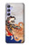 S2496 日本美術歌 歌川国芳 玉取り Japan Art Utagawa Kuniyoshi Tamatori Samsung Galaxy A54 5G バックケース、フリップケース・カバー