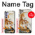 S2751 虎の絵画 Chinese Tiger Brush Painting Samsung Galaxy A54 5G バックケース、フリップケース・カバー