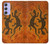 S2901 リザードアボリジニアート Lizard Aboriginal Art Samsung Galaxy A54 5G バックケース、フリップケース・カバー