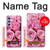 S2943 ピンクローズ Pink Rose Samsung Galaxy A54 5G バックケース、フリップケース・カバー
