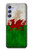 S2976 ウェールズサッカー Wales Football Soccer Red Dragon Flag Samsung Galaxy A54 5G バックケース、フリップケース・カバー