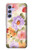S3035 花 Sweet Flower Painting Samsung Galaxy A54 5G バックケース、フリップケース・カバー