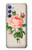 S3079 ピンクローズ Vintage Pink Rose Samsung Galaxy A54 5G バックケース、フリップケース・カバー