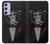 S3167 面白いマフィア猿 Funny Gangster Mafia Monkey Samsung Galaxy A54 5G バックケース、フリップケース・カバー