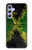 S3319 ジャマイカの旗ビンテージフットボールのグラフィック Jamaica Flag Vintage Football Graphic Samsung Galaxy A54 5G バックケース、フリップケース・カバー