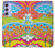 S3407 ヒッピーアート Hippie Art Samsung Galaxy A54 5G バックケース、フリップケース・カバー