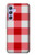 S3535 レッドギンガム Red Gingham Samsung Galaxy A54 5G バックケース、フリップケース・カバー