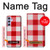 S3535 レッドギンガム Red Gingham Samsung Galaxy A54 5G バックケース、フリップケース・カバー