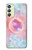 S3709 ピンクギャラクシー Pink Galaxy Samsung Galaxy A24 4G バックケース、フリップケース・カバー