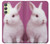 S3870 かわいい赤ちゃんバニー Cute Baby Bunny Samsung Galaxy A24 4G バックケース、フリップケース・カバー
