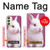 S3870 かわいい赤ちゃんバニー Cute Baby Bunny Samsung Galaxy A24 4G バックケース、フリップケース・カバー