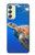 S3898 ウミガメ Sea Turtle Samsung Galaxy A24 4G バックケース、フリップケース・カバー